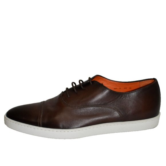 Santoni Durbin Derby Sneaker Brown Size 10 D DD381 main image 6